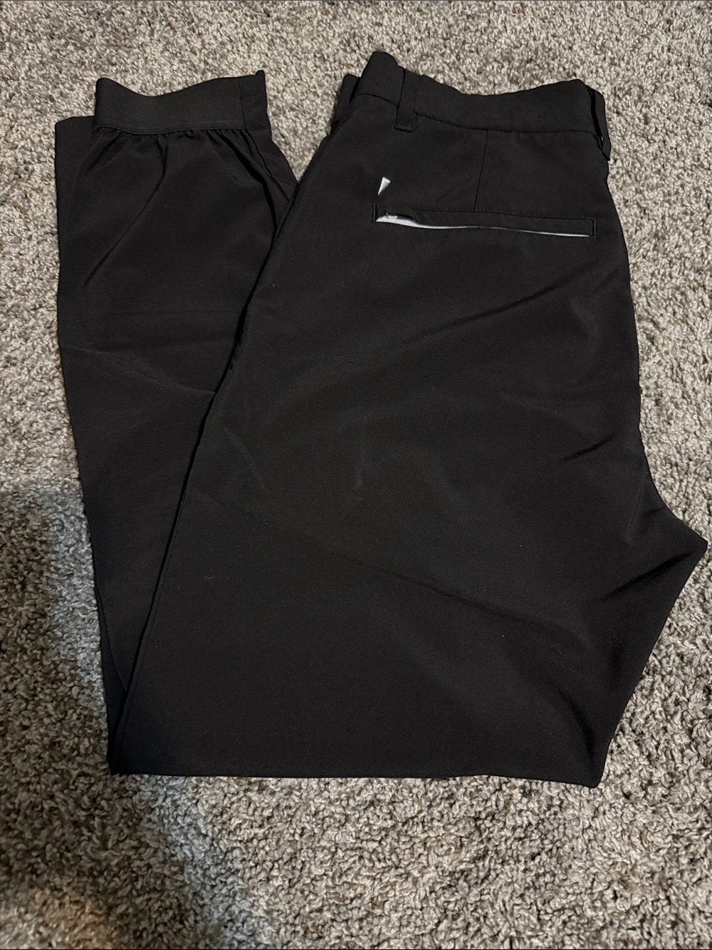 Men's Black Dress Pants – Tailored Stretch Comfort